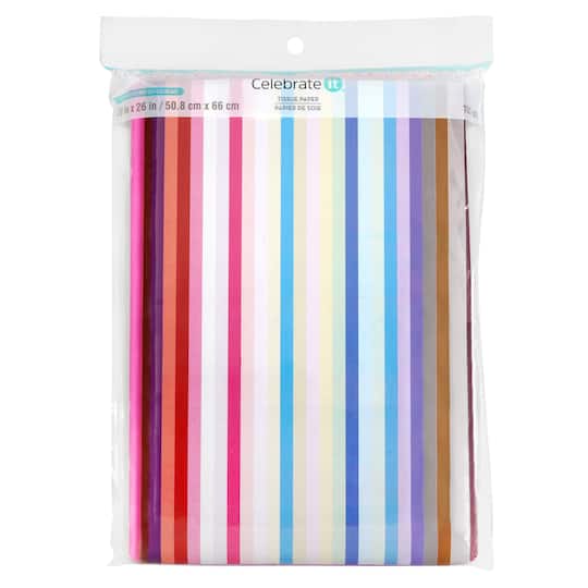 6 Packs: 100 ct. (600 total) Assorted Tissue Paper Value Pack by Celebrate It&#x2122;